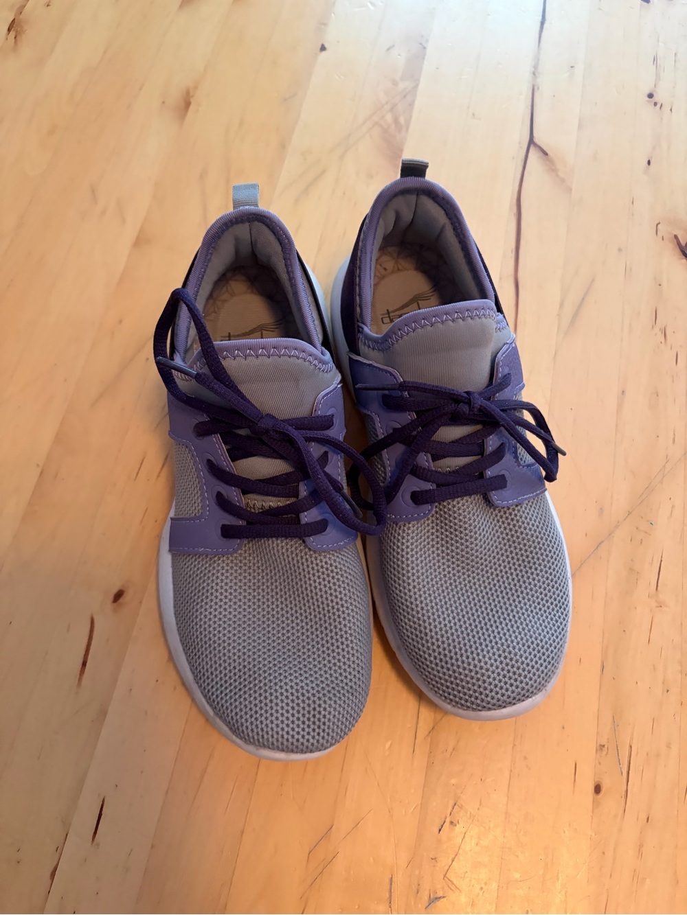 Dansko Gray and Purple Athletic Sneakers